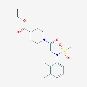 ethyl 1-[N-(2,3-dimethylphenyl)-N-(methylsulfonyl)glycyl]-4-piperidinecarboxylate