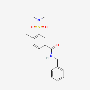 N-benzyl-3-[(diethylamino)sulfonyl]-4-methylbenzamide