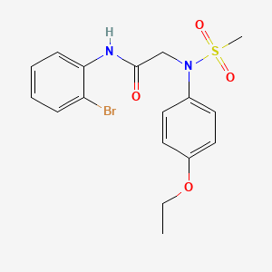 N~1~-(2-bromophenyl)-N~2~-(4-ethoxyphenyl)-N~2~-(methylsulfonyl)glycinamide