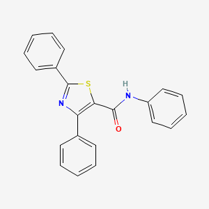 N,2,4-triphenyl-1,3-thiazole-5-carboxamide