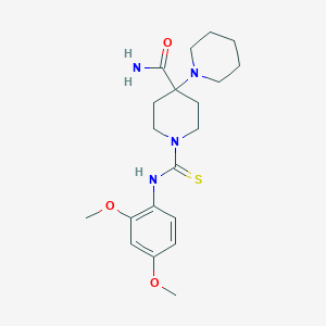 1'-[(2,4-DIMETHOXYPHENYL)CARBAMOTHIOYL]-[1,4'-BIPIPERIDINE]-4'-CARBOXAMIDE