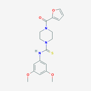 4-{[(3,5-Dimethoxyphenyl)amino]thioxomethyl}piperazinyl 2-furyl ketone