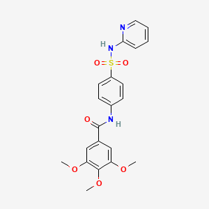 3,4,5-trimethoxy-N-{4-[(2-pyridinylamino)sulfonyl]phenyl}benzamide