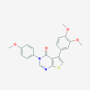 5-(3,4-dimethoxyphenyl)-3-(4-methoxyphenyl)thieno[2,3-d]pyrimidin-4(3H)-one