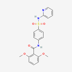 2,6-dimethoxy-N-[4-(pyridin-2-ylsulfamoyl)phenyl]benzamide