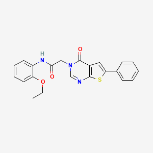 N-(2-ethoxyphenyl)-2-(4-oxo-6-phenylthieno[2,3-d]pyrimidin-3(4H)-yl)acetamide