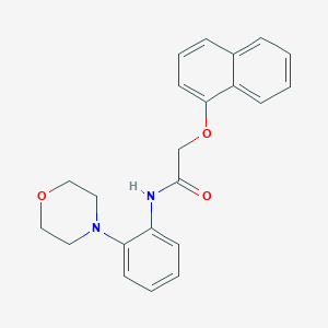 N-[2-(morpholin-4-yl)phenyl]-2-(naphthalen-1-yloxy)acetamide