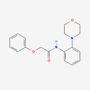 N-[2-(4-morpholinyl)phenyl]-2-phenoxyacetamide