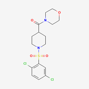 4-({1-[(2,5-dichlorophenyl)sulfonyl]-4-piperidinyl}carbonyl)morpholine