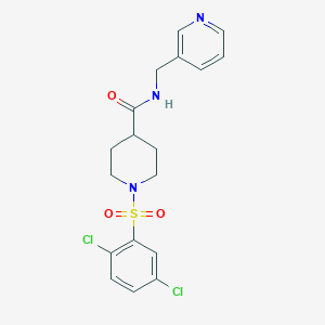 1-[(2,5-dichlorophenyl)sulfonyl]-N-(3-pyridinylmethyl)-4-piperidinecarboxamide