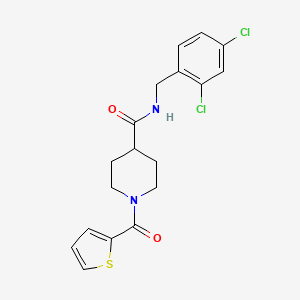 N-(2,4-dichlorobenzyl)-1-(2-thienylcarbonyl)-4-piperidinecarboxamide