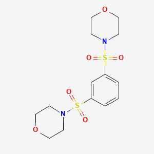 molecular formula C14H20N2O6S2 B3562642 4,4'-(1,3-phenylenedisulfonyl)dimorpholine 