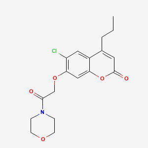 6-Chloro-7-(2-morpholin-4-yl-2-oxo-ethoxy)-4-propyl-chromen-2-one