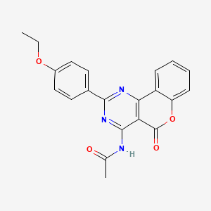 N-[2-(4-ethoxyphenyl)-5-oxo-5H-chromeno[4,3-d]pyrimidin-4-yl]acetamide