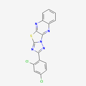 2-(2,4-dichlorophenyl)[1,2,4]triazolo[5',1':2,3][1,3]thiazolo[4,5-b]quinoxaline