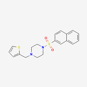 1-(2-naphthylsulfonyl)-4-(2-thienylmethyl)piperazine