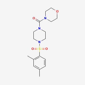 4-({4-[(2,4-dimethylphenyl)sulfonyl]-1-piperazinyl}carbonyl)morpholine