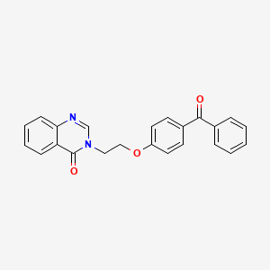 3-[2-(4-benzoylphenoxy)ethyl]-4(3H)-quinazolinone