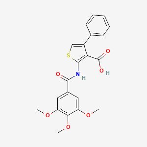 4-Phenyl-2-(3,4,5-trimethoxy-benzoylamino)-thiophene-3-carboxylic acid