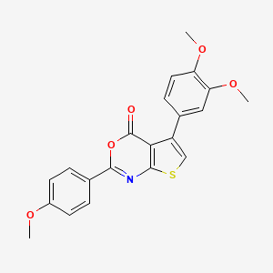 5-(3,4-dimethoxyphenyl)-2-(4-methoxyphenyl)-4H-thieno[2,3-d][1,3]oxazin-4-one