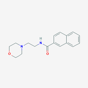 molecular formula C17H20N2O2 B3563560 N-[2-(4-morpholinyl)ethyl]-2-naphthamide 