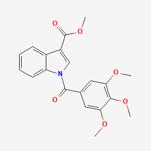 methyl 1-(3,4,5-trimethoxybenzoyl)-1H-indole-3-carboxylate