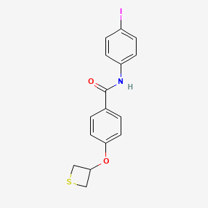 N-(4-iodophenyl)-4-(3-thietanyloxy)benzamide