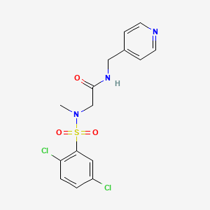 N~2~-[(2,5-dichlorophenyl)sulfonyl]-N~2~-methyl-N~1~-(4-pyridinylmethyl)glycinamide