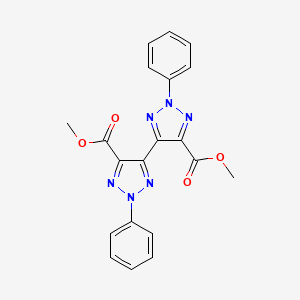 Methyl 5-(5-methoxycarbonyl-2-phenyltriazol-4-yl)-2-phenyltriazole-4-carboxylate