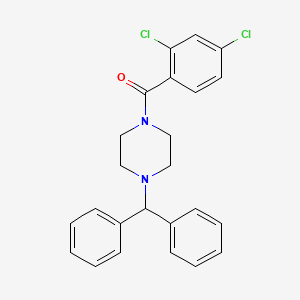 1-(2,4-dichlorobenzoyl)-4-(diphenylmethyl)piperazine