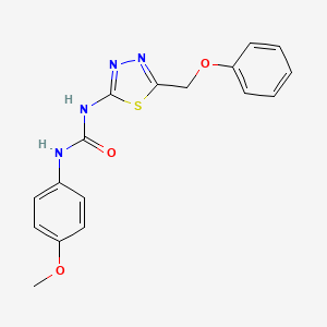 N-(4-methoxyphenyl)-N'-[5-(phenoxymethyl)-1,3,4-thiadiazol-2-yl]urea