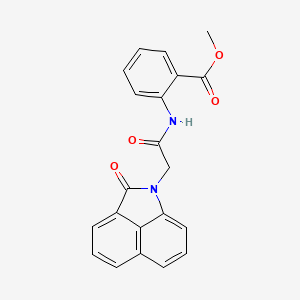 methyl 2-{[(2-oxobenzo[cd]indol-1(2H)-yl)acetyl]amino}benzoate