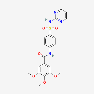 3,4,5-trimethoxy-N-{4-[(2-pyrimidinylamino)sulfonyl]phenyl}benzamide