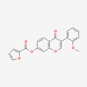 3-(2-methoxyphenyl)-4-oxo-4H-chromen-7-yl 2-furoate