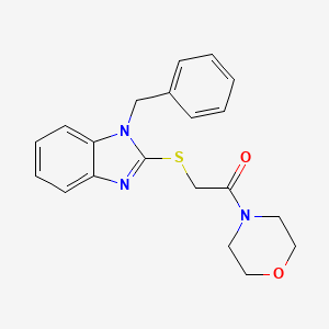 1-benzyl-2-{[2-(4-morpholinyl)-2-oxoethyl]thio}-1H-benzimidazole