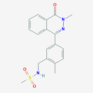 N-[2-methyl-5-(3-methyl-4-oxo-3,4-dihydro-1-phthalazinyl)benzyl]methanesulfonamide