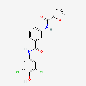 N-(3-{[(3,5-dichloro-4-hydroxyphenyl)amino]carbonyl}phenyl)-2-furamide