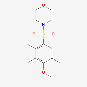 4-[(4-methoxy-2,3,5-trimethylphenyl)sulfonyl]morpholine