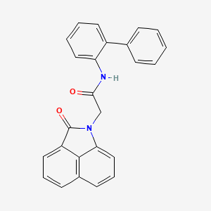 N-2-biphenylyl-2-(2-oxobenzo[cd]indol-1(2H)-yl)acetamide