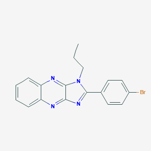 molecular formula C18H15BrN4 B356440 2-(4-bromophenyl)-1-propyl-1H-imidazo[4,5-b]quinoxaline CAS No. 848733-04-0