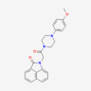 1-{2-[4-(4-methoxyphenyl)-1-piperazinyl]-2-oxoethyl}benzo[cd]indol-2(1H)-one