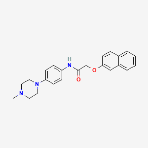 N-[4-(4-methyl-1-piperazinyl)phenyl]-2-(2-naphthyloxy)acetamide