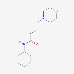 molecular formula C13H25N3O2 B3564647 N-cyclohexyl-N'-[2-(4-morpholinyl)ethyl]urea CAS No. 111681-32-4