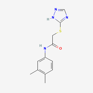 N-(3,4-dimethylphenyl)-2-(4H-1,2,4-triazol-3-ylthio)acetamide