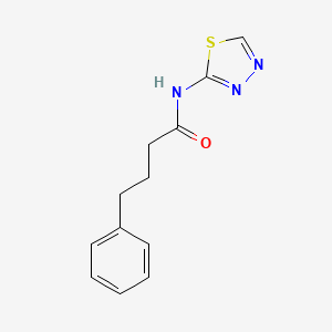 4-phenyl-N-1,3,4-thiadiazol-2-ylbutanamide