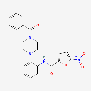 N-[2-(4-benzoyl-1-piperazinyl)phenyl]-5-nitro-2-furamide