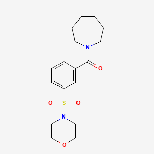 1-[3-(4-morpholinylsulfonyl)benzoyl]azepane