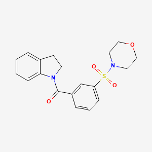 1-[3-(4-morpholinylsulfonyl)benzoyl]indoline