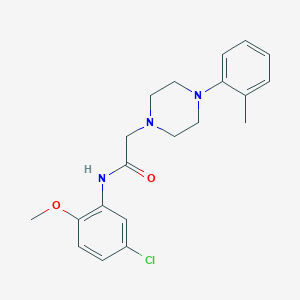 N-(5-chloro-2-methoxyphenyl)-2-[4-(2-methylphenyl)piperazin-1-yl]acetamide