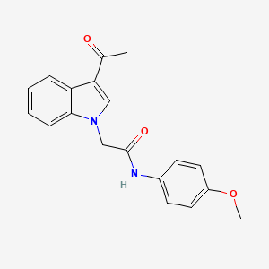 2-(3-Acetyl-indol-1-yl)-N-(4-methoxy-phenyl)-acetamide